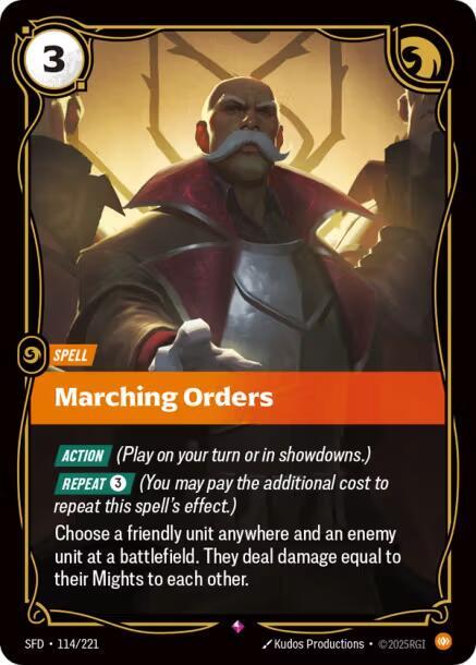 Marching Orders (Spiritforged)  - Foil