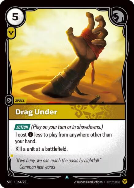 Drag Under 164/221 (Spiritforged)  - Foil