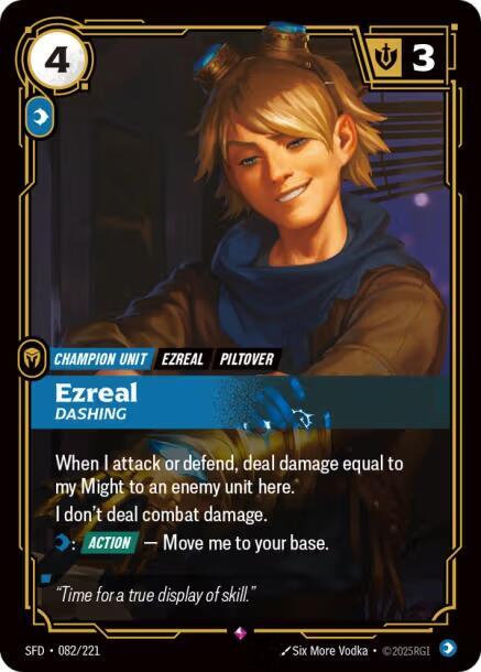 Ezreal Dashing (Spiritforged)  - Foil