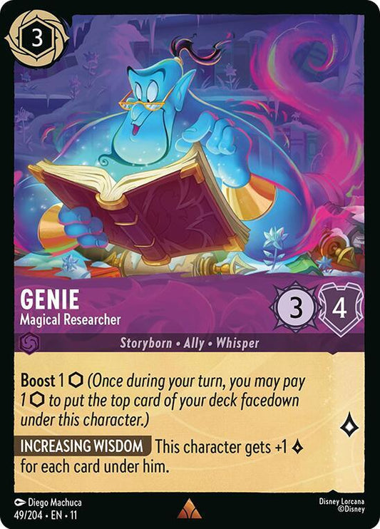 Genie, Magical Researcher 49/204 (Winterspell)  - Cold Foil