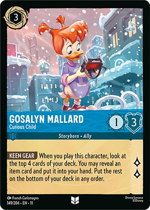 Gosalyn Mallard, Curious Child 149/204 (Winterspell)  - Cold Foil