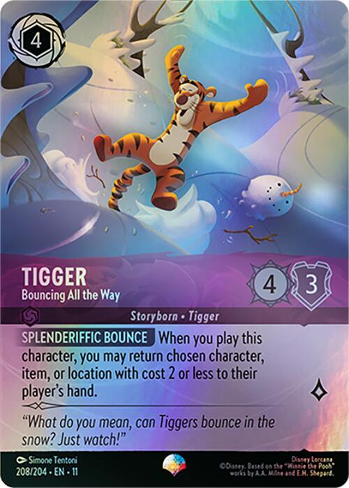 Tigger Bouncing All the Way Epic (Winterspell)  - Holofoil