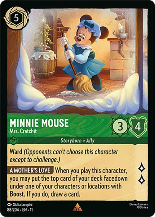 Minnie Mouse, Mrs. Cratchit 88/204 (Winterspell)  - Cold Foil