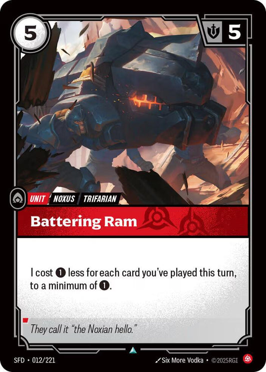 Battering Ram 12/221 (Spiritforged)  - Foil