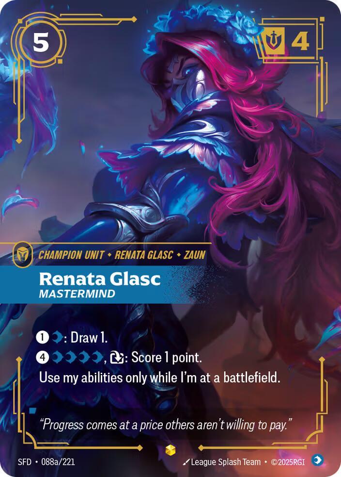 Renata Glasc Mastermind Alternate Art (Spiritforged)  - Foil