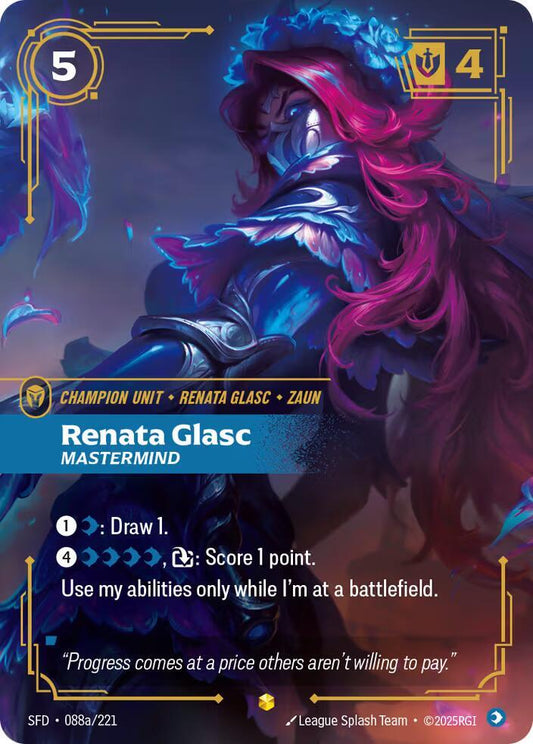 Renata Glasc Mastermind Alternate Art (Spiritforged)  - Foil