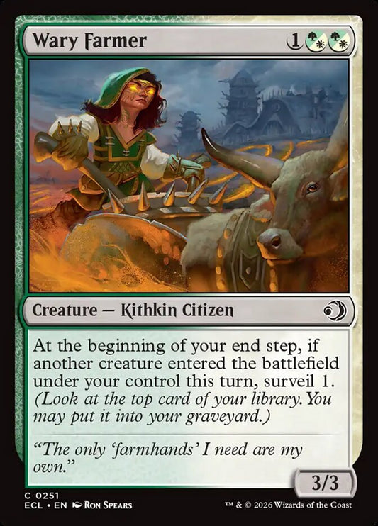 Wary Farmer 251 (Lorwyn Eclipsed)  - Foil