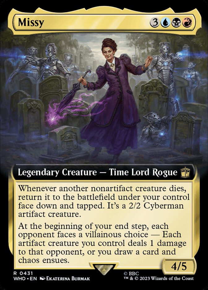 Missy 431/331 (Universes Beyond: Doctor Who)  - Extended Art Foil