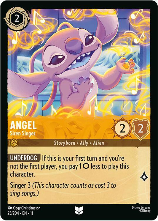 Angel, Siren Singer 25/204 (Winterspell)  - Cold Foil