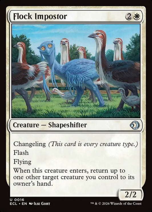Flock Impostor 16 (Lorwyn Eclipsed)  - Foil