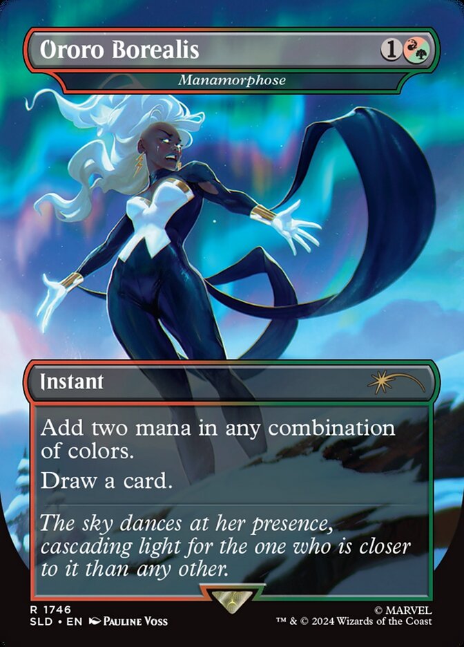 Ororo Borealis // Manamorphose 1746 (Secret Lair Drop Series)  - Borderless