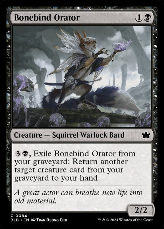Bonebind Orator 84 (Bloomburrow) 