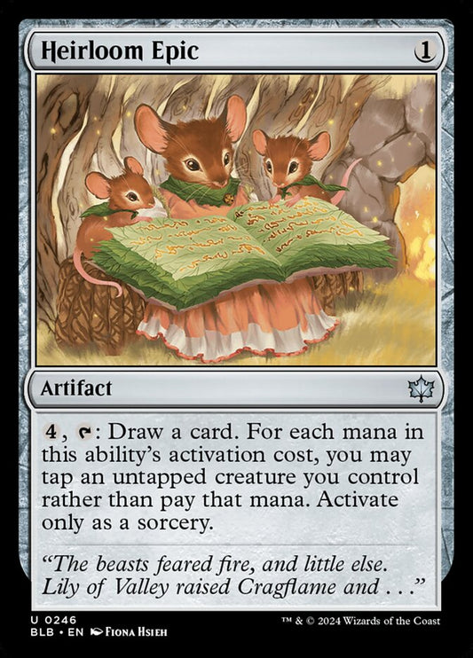 Heirloom Epic 246 (Bloomburrow)  - Foil