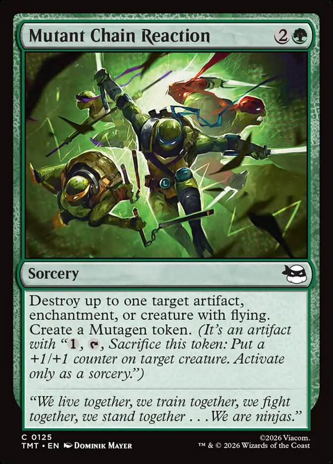 Mutant Chain Reaction 125/190 (Teenage Mutant Ninja Turtles)  - Foil
