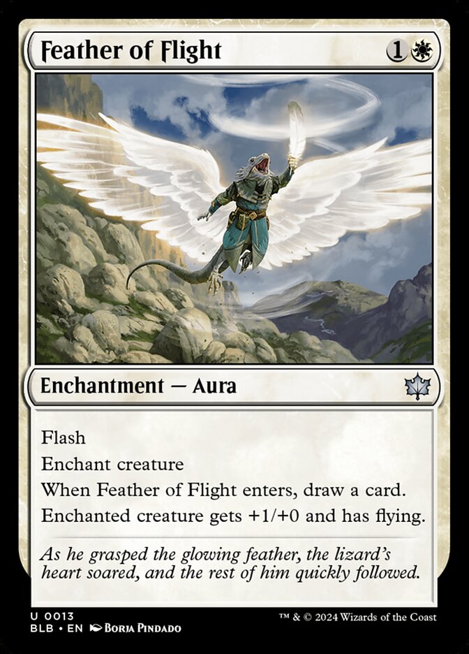 Feather of Flight 13 (Bloomburrow)  - Foil