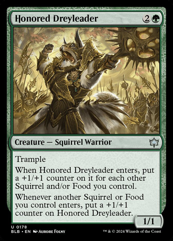 Honored Dreyleader 178 (Bloomburrow) 