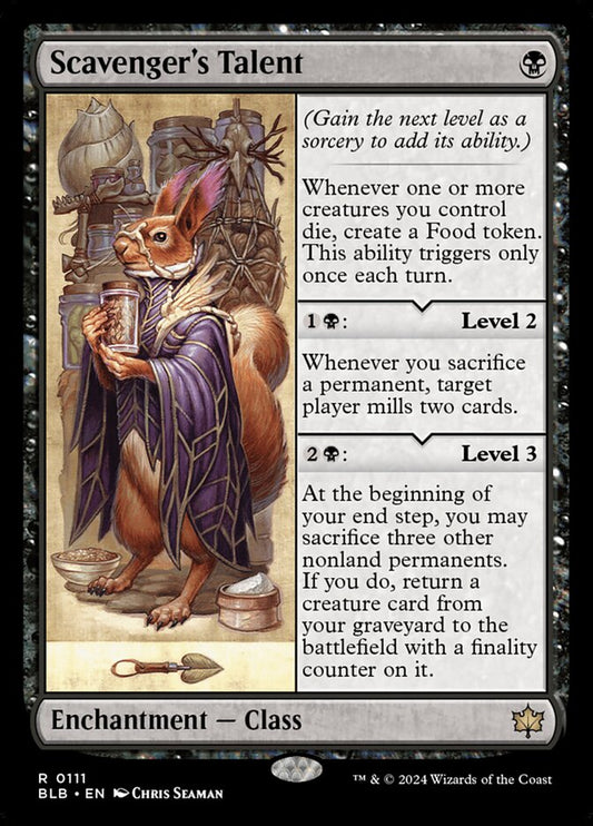 Scavenger's Talent 111 (Bloomburrow)  - Foil