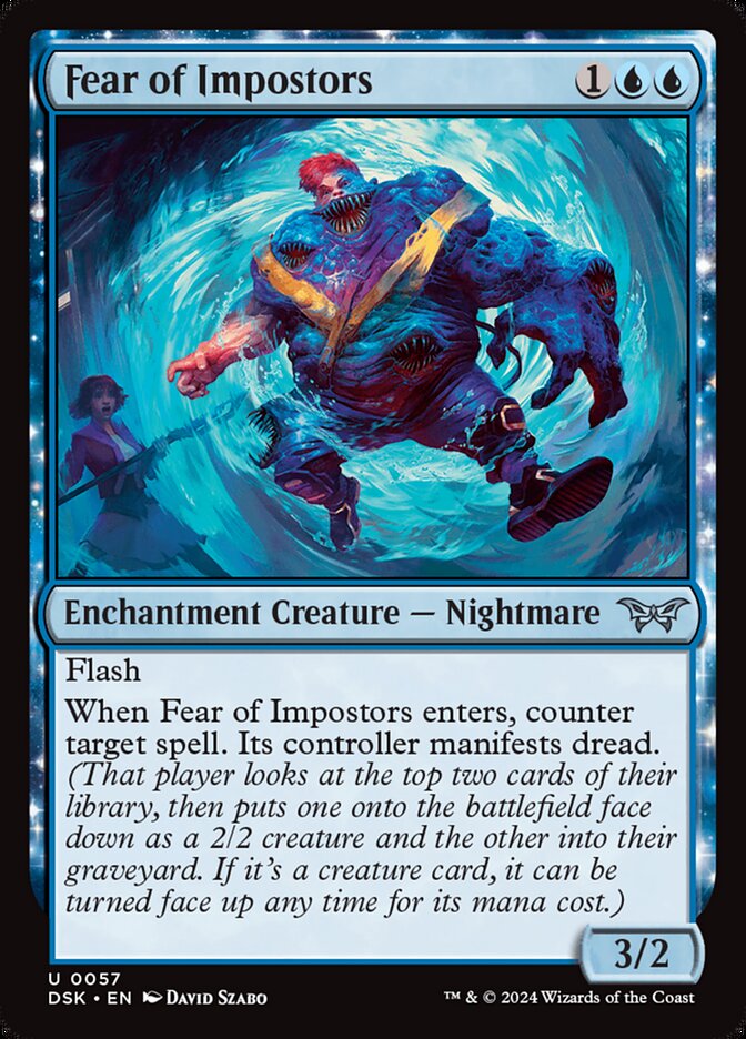 Fear of Impostors 57 (Duskmourn: House of Horror)  - Foil
