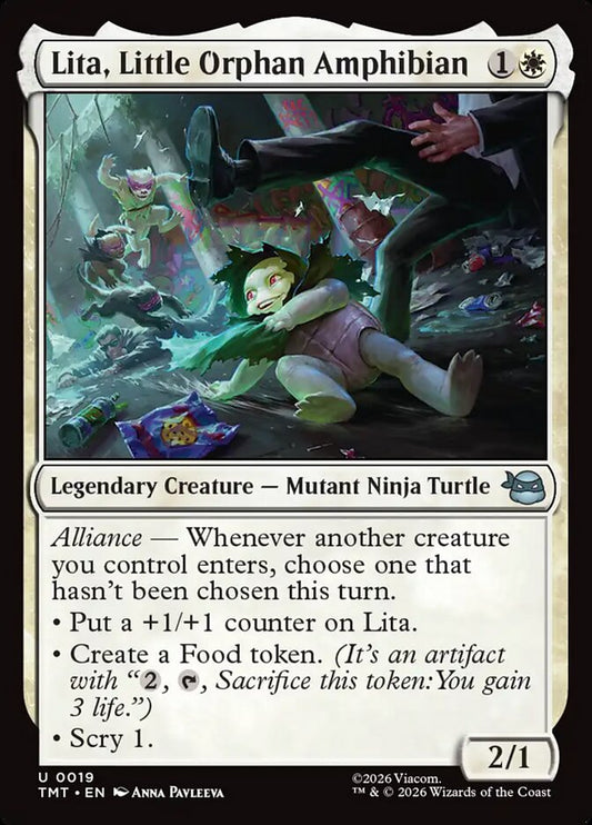 Lita, Little Orphan Amphibian 19/190 (Teenage Mutant Ninja Turtles)  - Foil