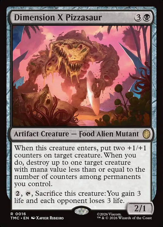 Dimension X Pizzasaur 16/0 (Commander: Teenage Mutant Ninja Turtles) 