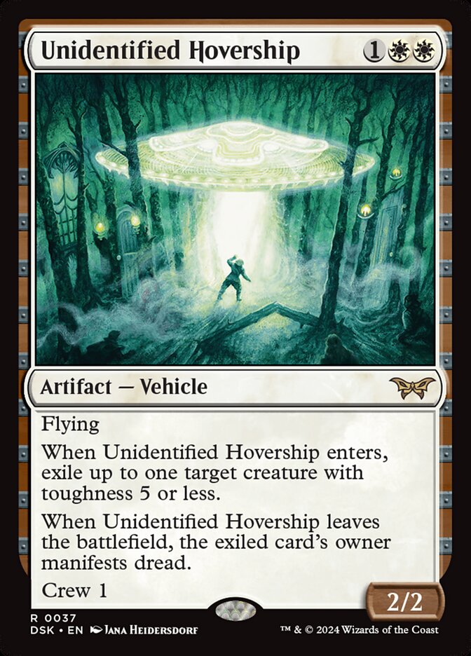 Unidentified Hovership 37/286 (Duskmourn: House of Horror) 
