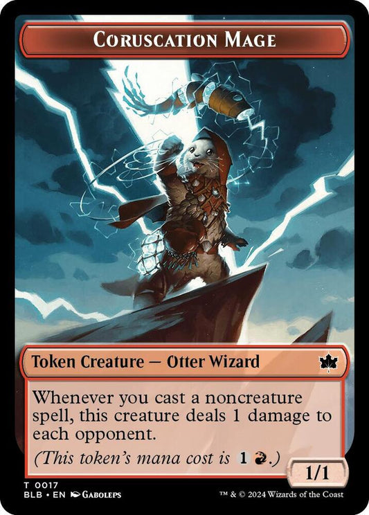 Coruscation Mage Token 17 (Bloomburrow) 