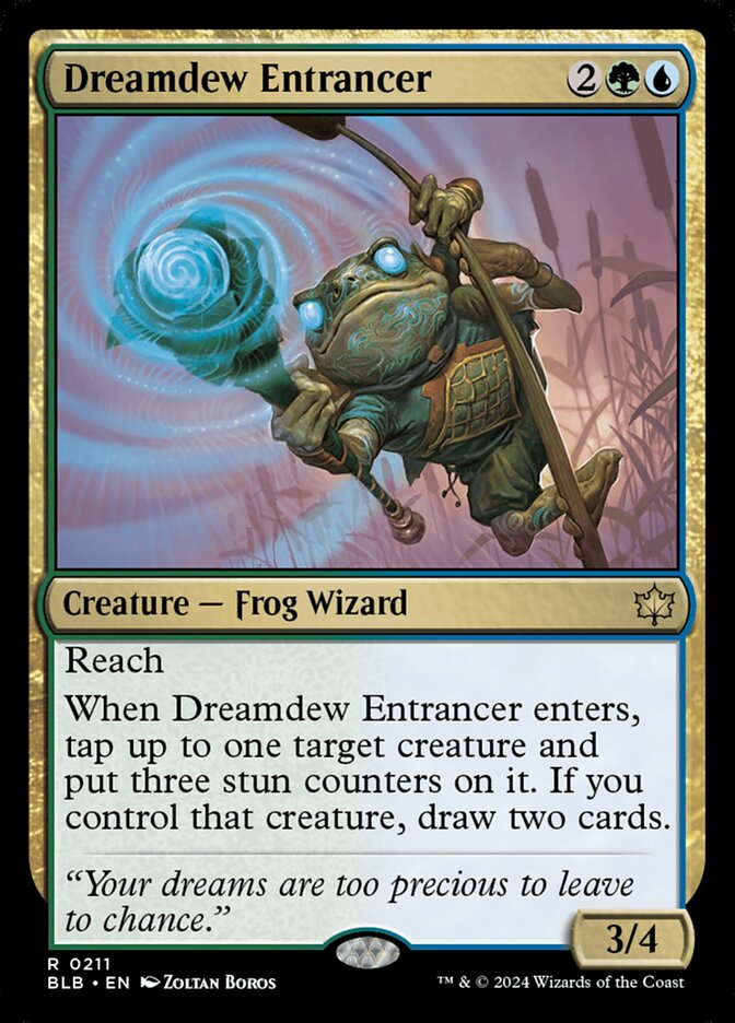 Dreamdew Entrancer 211 (Bloomburrow)  - Foil