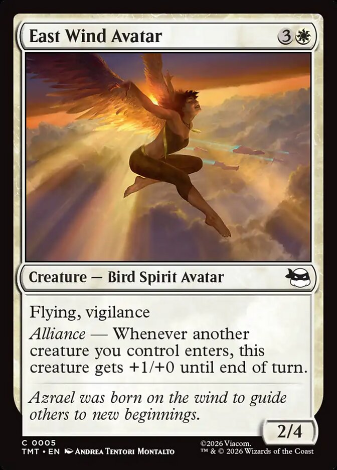 East Wind Avatar 5/190 (Teenage Mutant Ninja Turtles)  - Foil