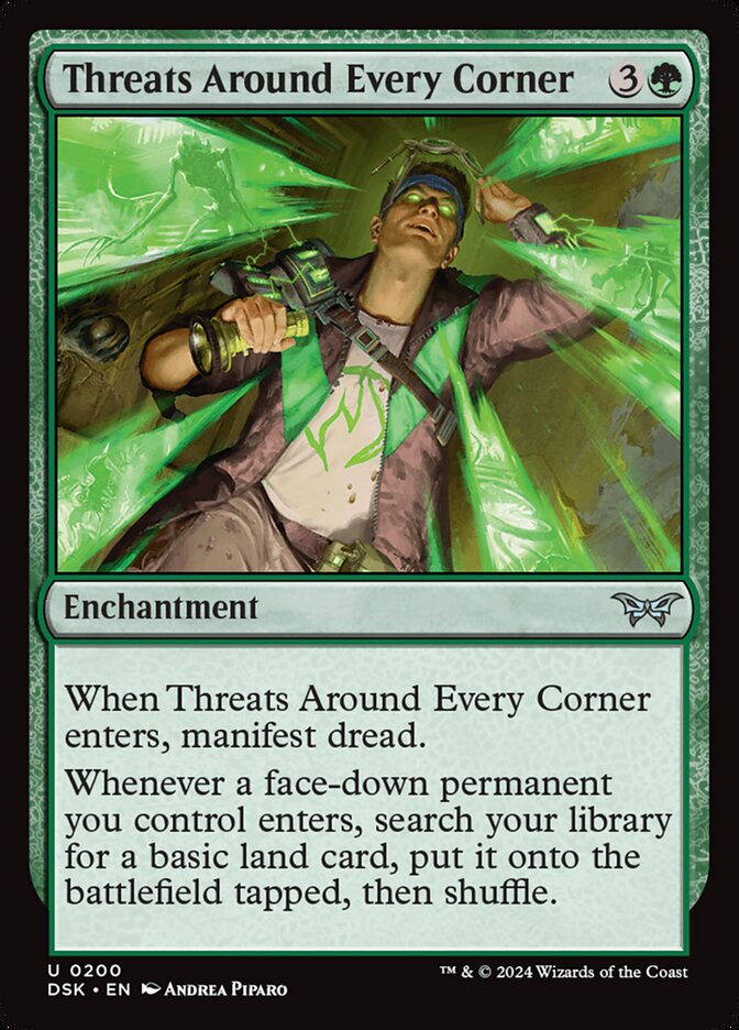 Threats Around Every Corner 200/286 (Duskmourn: House of Horror)  - Foil