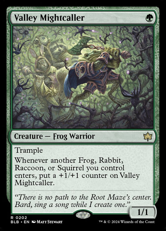 Valley Mightcaller 202 (Bloomburrow)  - Foil