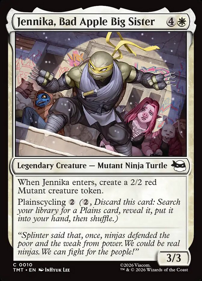 Jennika, Bad Apple Big Sister 10/190 (Teenage Mutant Ninja Turtles)  - Foil