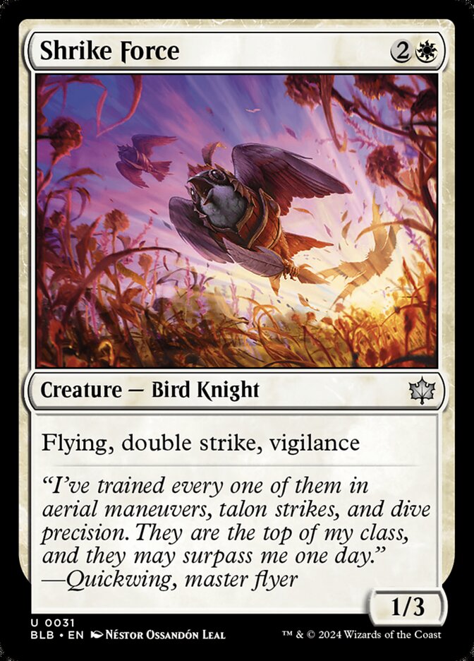 Shrike Force 31 (Bloomburrow)  - Foil