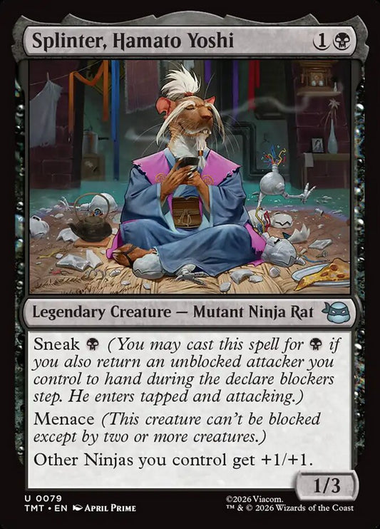Splinter, Hamato Yoshi 79 (Teenage Mutant Ninja Turtles)  - Foil