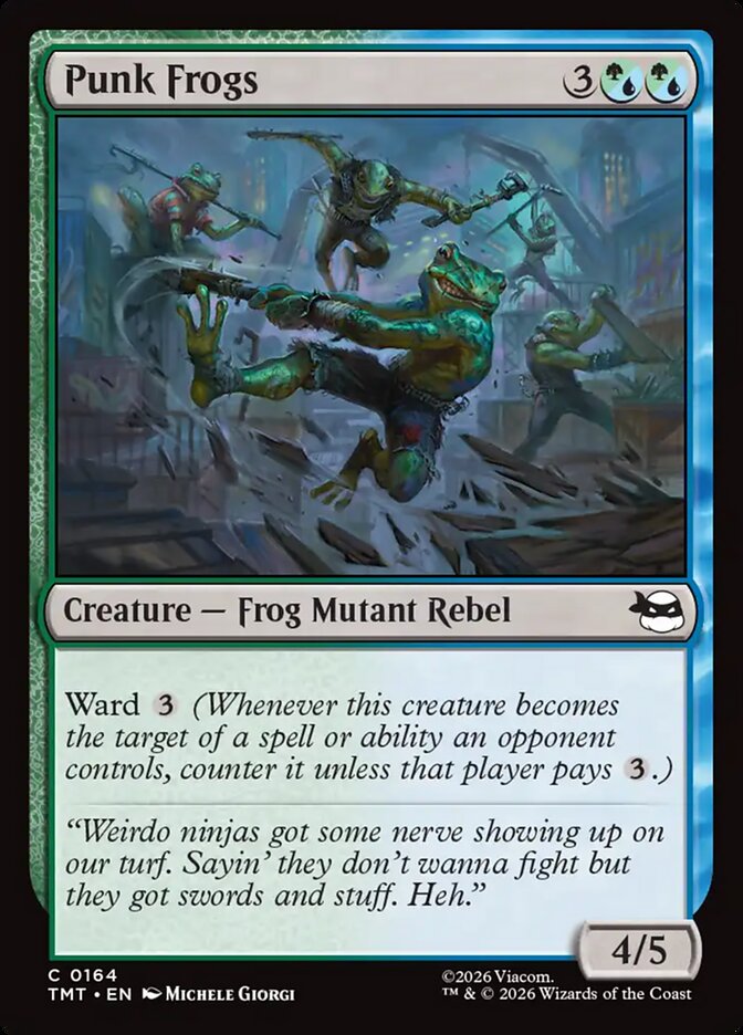 Punk Frogs 164/190 (Teenage Mutant Ninja Turtles)  - Foil