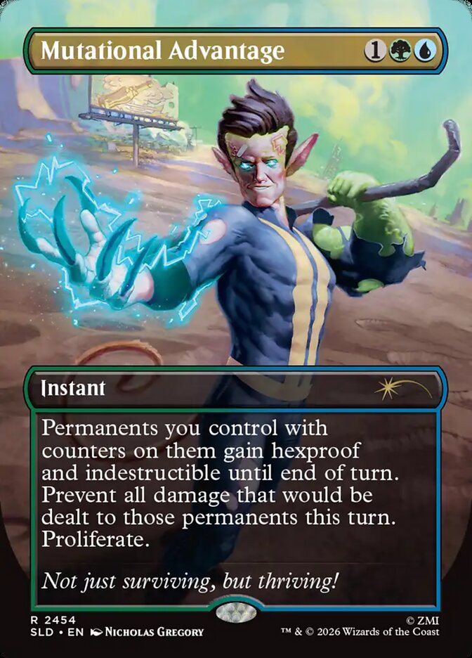 Mutational Advantage 2454 (Secret Lair Drop Series)  - Borderless Foil
