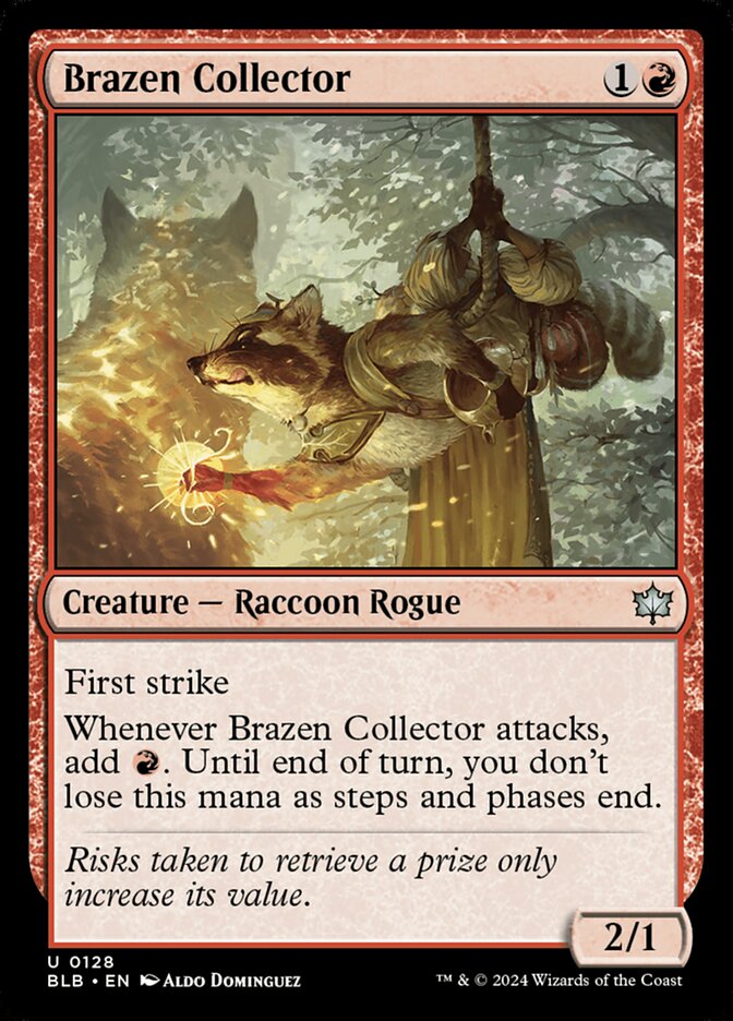 Brazen Collector 128 (Bloomburrow)  - Foil