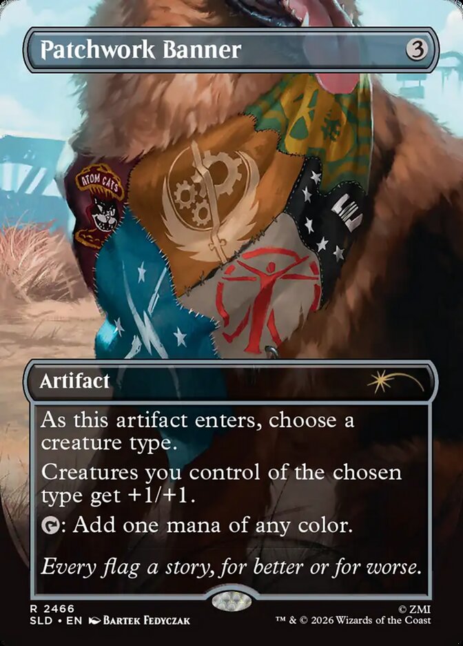 Patchwork Banner 2466 (Secret Lair Drop Series)  - Borderless Foil