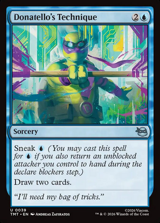 Donatello's Technique 39/190 (Teenage Mutant Ninja Turtles)  - Foil