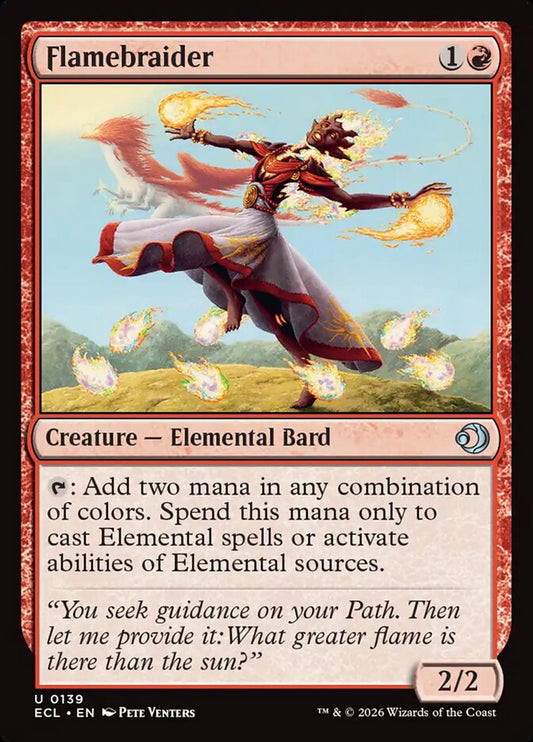 Flamebraider 139 (Lorwyn Eclipsed)  - Foil