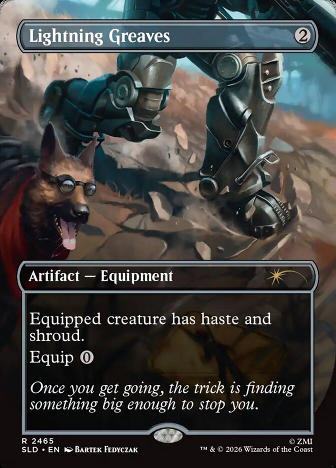 Lightning Greaves 2465 (Secret Lair Drop Series)  - Borderless Foil