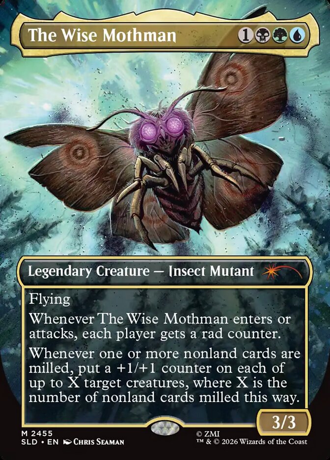 The Wise Mothman 2455 (Secret Lair Drop Series)  - Borderless