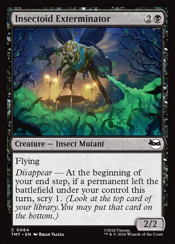 Insectoid Exterminator 64/190 (Teenage Mutant Ninja Turtles)  - Foil