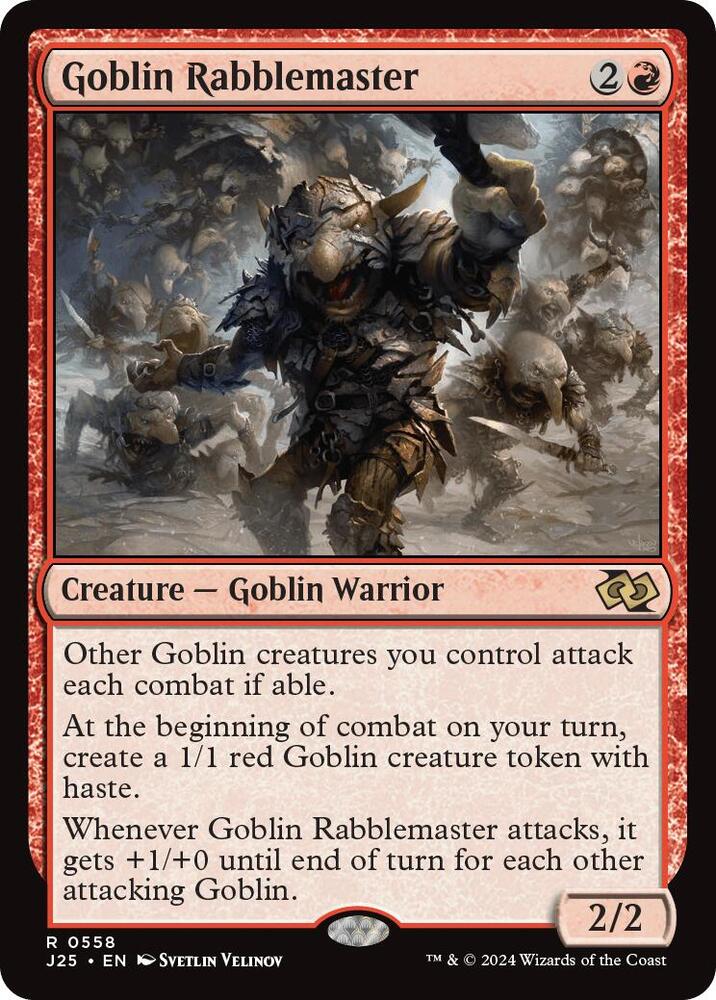 Goblin Rabblemaster 558/779 (Foundations Jumpstart) 