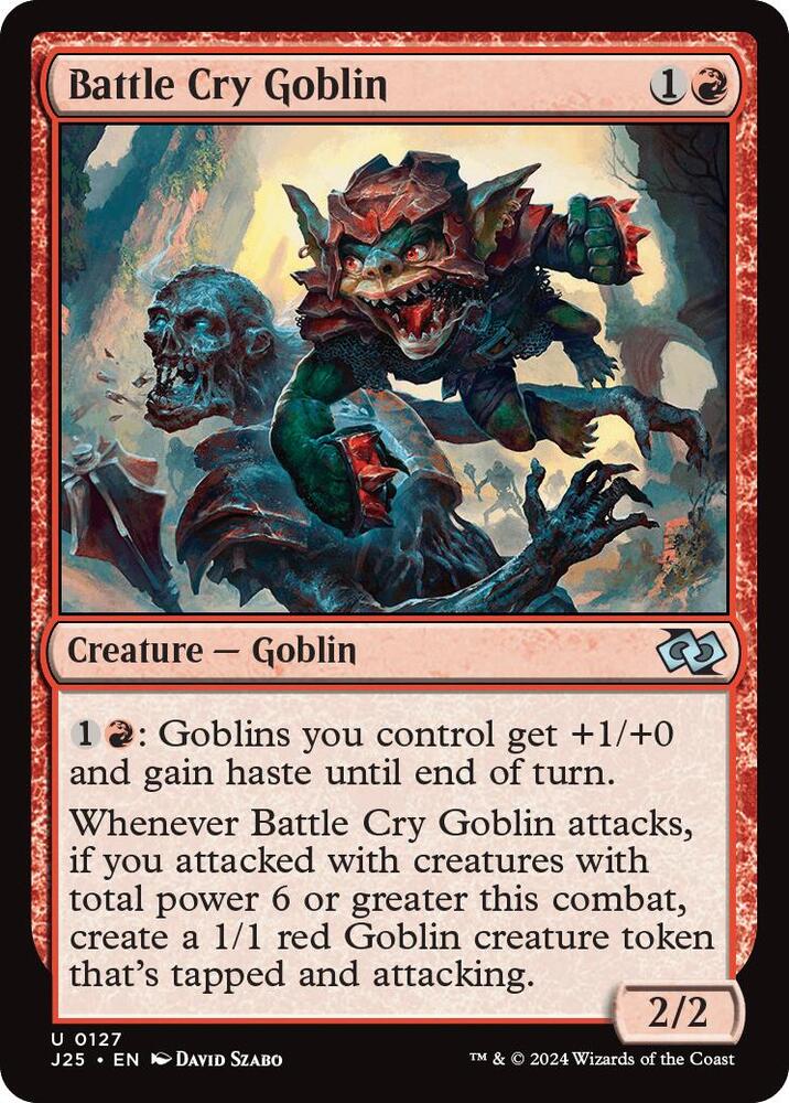 Battle Cry Goblin 127/779 (Foundations Jumpstart) 