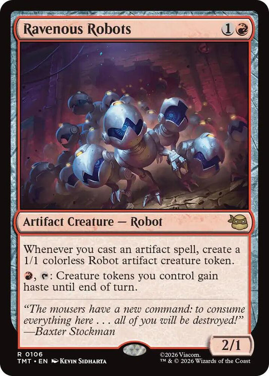 Ravenous Robots 106 (Teenage Mutant Ninja Turtles)  - Foil