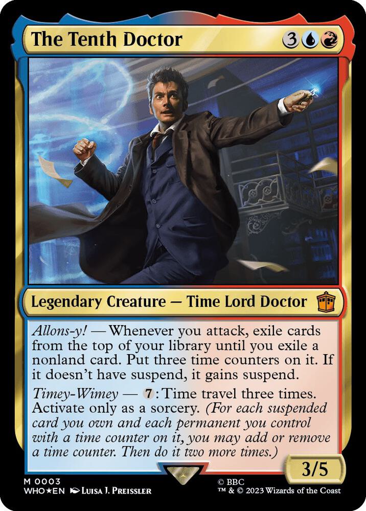The Tenth Doctor 3/331 (Universes Beyond: Doctor Who)  - Foil