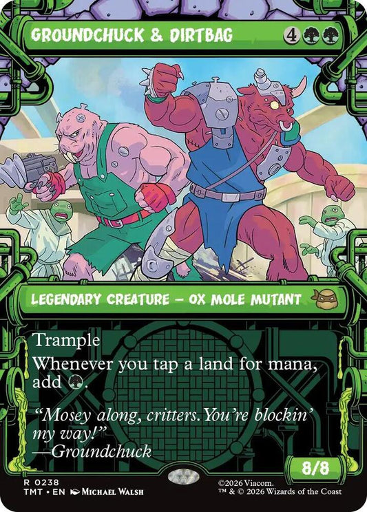 Groundchuck and Dirtbag 238/190 (Teenage Mutant Ninja Turtles)  - Showcase Foil