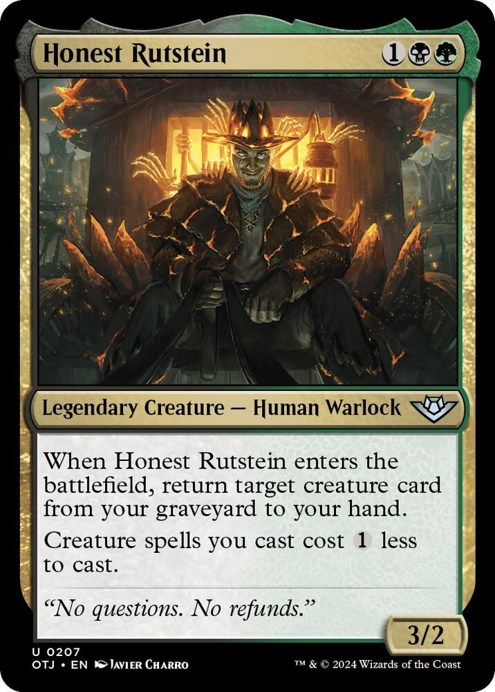 Honest Rutstein 207 (Outlaws of Thunder Junction)  - Foil