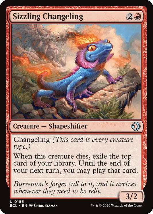 Sizzling Changeling 155/273 (Lorwyn Eclipsed)  - Foil