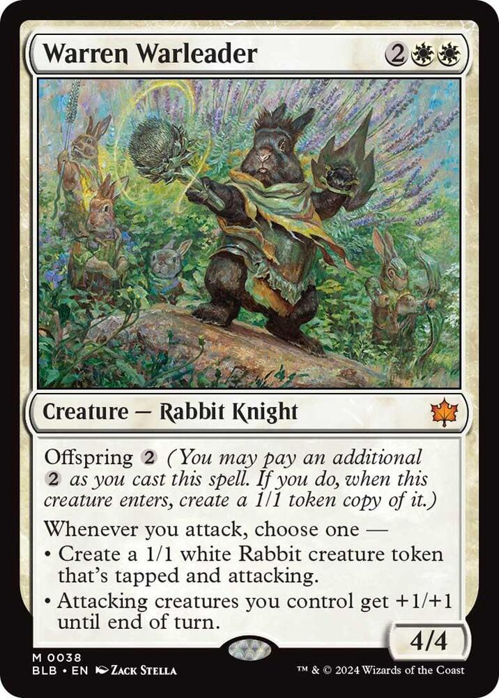 Warren Warleader 38 (Bloomburrow)  - Foil